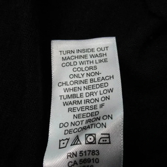 Maurices Top Burnout Tee Rhinestone Embellished Black Silver Sheer Long Sleeve - Picture 8 of 8